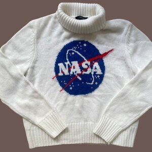 f21 NASA knit sweater
